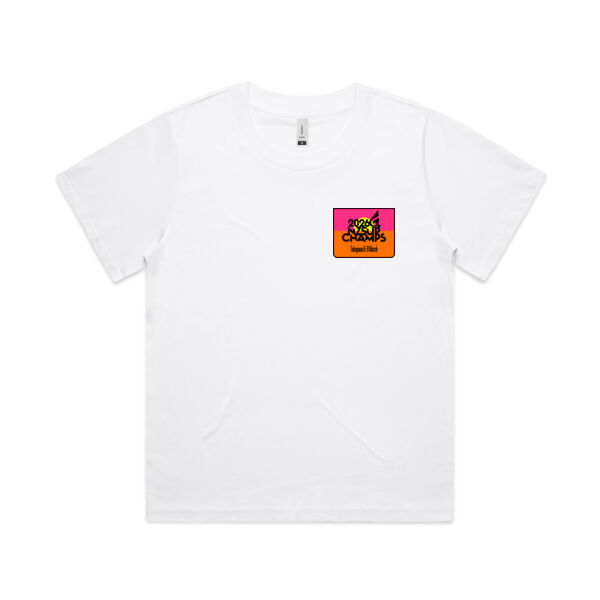 NZSUP WO's MARTINA TEE - Black Text Thumbnail