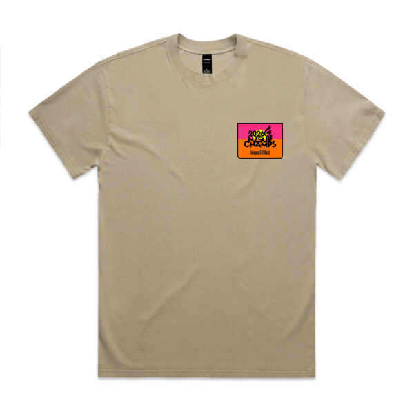 NZSUP MEN's HEAVY FADED TEE - Black Text Thumbnail