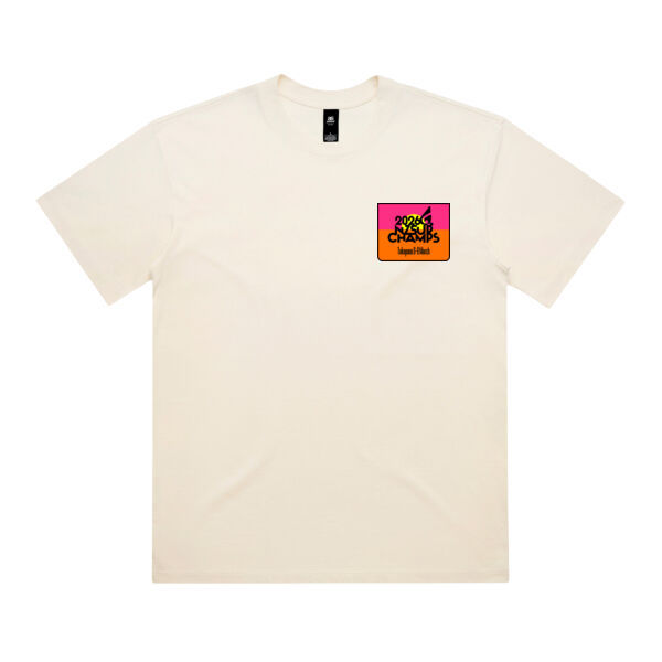 NZSUP MEN's BOX TEE - Black Text Thumbnail