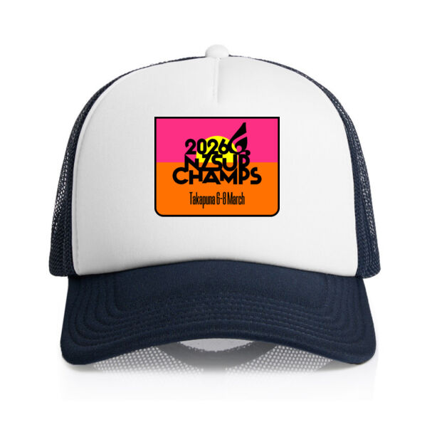 NZSUP FRAME FOAM TWO-TONE TRUCKER CAP Thumbnail