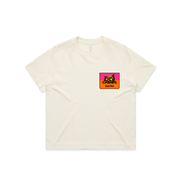 NZSUP WO's BOX TEE - Black Text Thumbnail