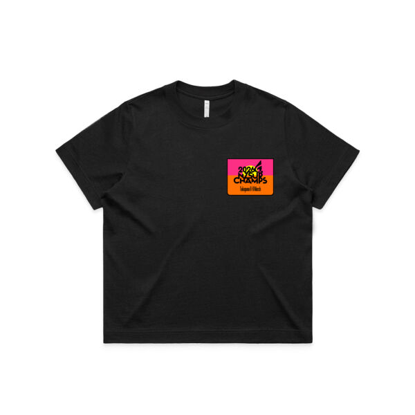 NZSUP WO's BOX TEE - White Text Thumbnail